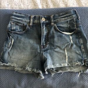 Denim shorts